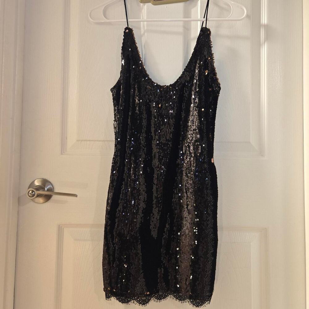 Free people sequin mini dress